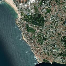 Foz do Douro High Resolution Satellite Map