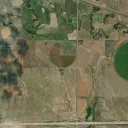 Aerial view of Lodgepole Creek