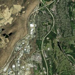 Hawthorne High Resolution Satellite Map