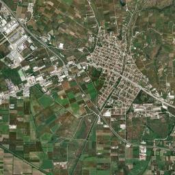 Lefkónas High Resolution Satellite Map