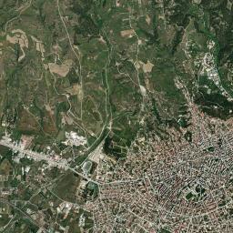 Sérres High Resolution Satellite Map