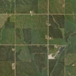 Aerial view of Red Oak