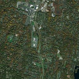 Woodcliff Lake High Resolution Satellite Map