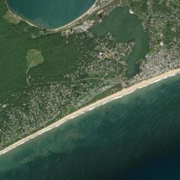 Montauk High Resolution Satellite Map
