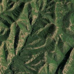 Aerial view of Beaver Canyon