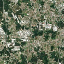 Paços de Brandão High Resolution Satellite Map