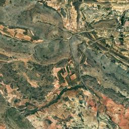 Cortes de Aragón High Resolution Satellite Map