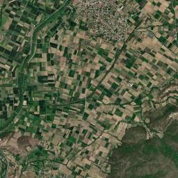 Exaplátanos High Resolution Satellite Map