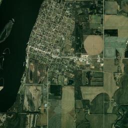 Oquawka High Resolution Satellite Map