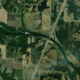 Aerial view of Skunk River