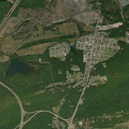 McAdoo High Resolution Satellite Map