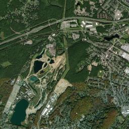 Wharton High Resolution Satellite Map