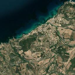 Lu Bagnu High Resolution Satellite Map