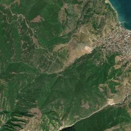 Pogradec High Resolution Satellite Map