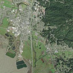 Arcata High Resolution Satellite Map
