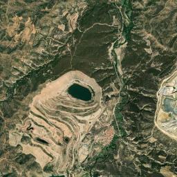 Estercuel High Resolution Satellite Map