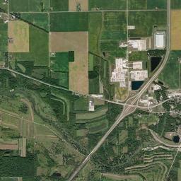 Markle, IN locator map