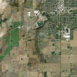 Delphos High Resolution Satellite Map