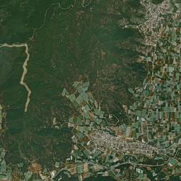 Eleftherés High Resolution Satellite Map