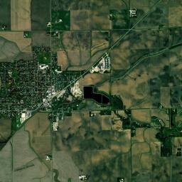 Roanoke High Resolution Satellite Map