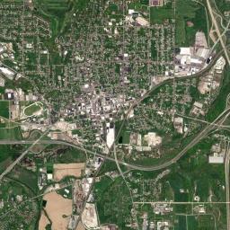 Wooster High Resolution Satellite Map