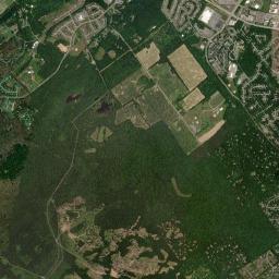 Park Forest Village High Resolution Satellite Map