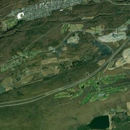 Mahanoy City High Resolution Satellite Map