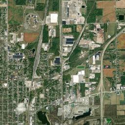 Allen County High Resolution Satellite Map