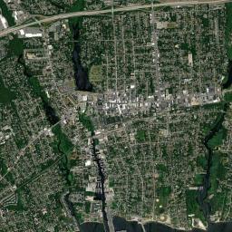 Patchogue High Resolution Satellite Map
