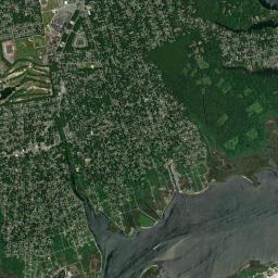 Mastic Beach High Resolution Satellite Map
