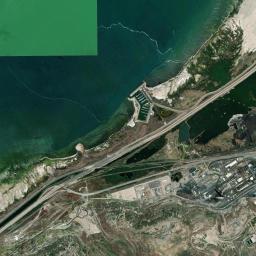 Aerial view of Great Salt Lake
