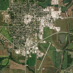 Clarinda High Resolution Satellite Map