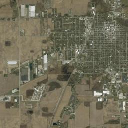 Bluffton High Resolution Satellite Map