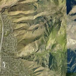 Mount Olympus High Resolution Satellite Map