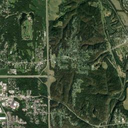 Bellevue High Resolution Satellite Map