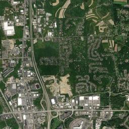 Cranberry Township High Resolution Satellite Map
