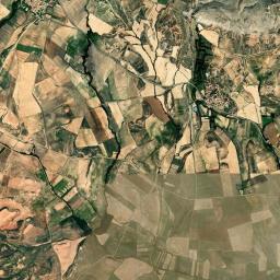 Cuevas de Almudén High Resolution Satellite Map