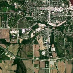 Nebraska City High Resolution Satellite Map