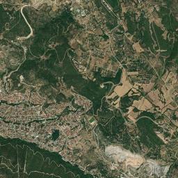 Péfka High Resolution Satellite Map