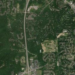 Bradford Woods High Resolution Satellite Map