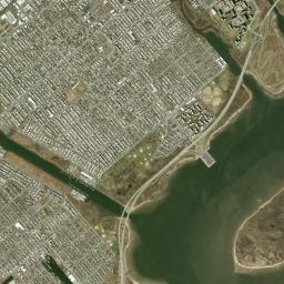 Bergen Beach High Resolution Satellite Map