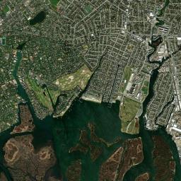 Hewlett Harbor High Resolution Satellite Map