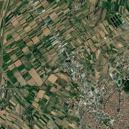 Korçë High Resolution Satellite Map