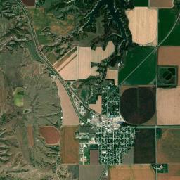 Elwood High Resolution Satellite Map