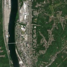 Economy High Resolution Satellite Map