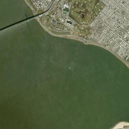 Bath Beach High Resolution Satellite Map