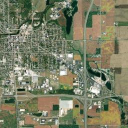 Wapakoneta High Resolution Satellite Map