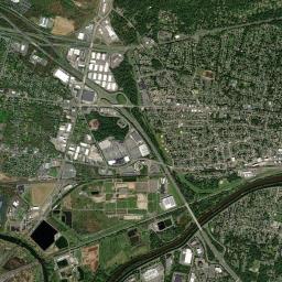 Bound Brook High Resolution Satellite Map