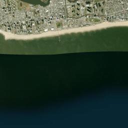Coney Island High Resolution Satellite Map