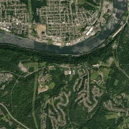 Springdale High Resolution Satellite Map